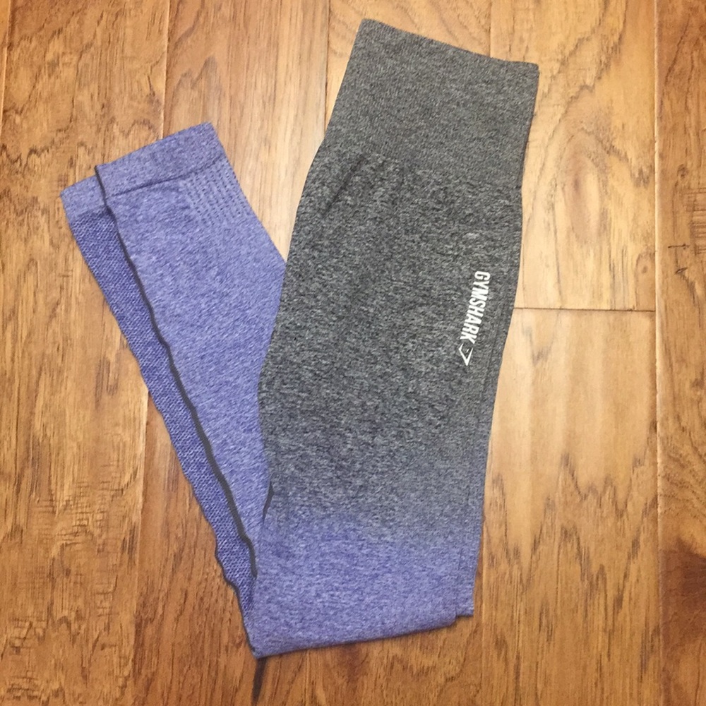 Gymshark Ombre leggings Size S indigo/black